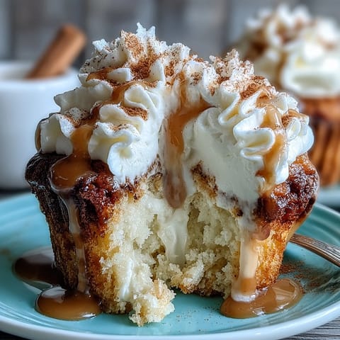 Fluffy cupcakes soaked in three milks, topped with whipped cream, and garnished with cinnamon for a festive Cinco de Mayo treat.