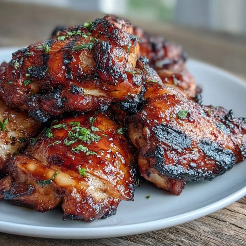 Honey Garlic Chicken Thighs