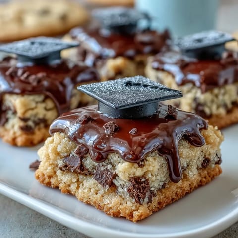 Graduation cookies with fondant mortarboard hats arranged on a serving tray, perfect for celebrating graduates in style.
