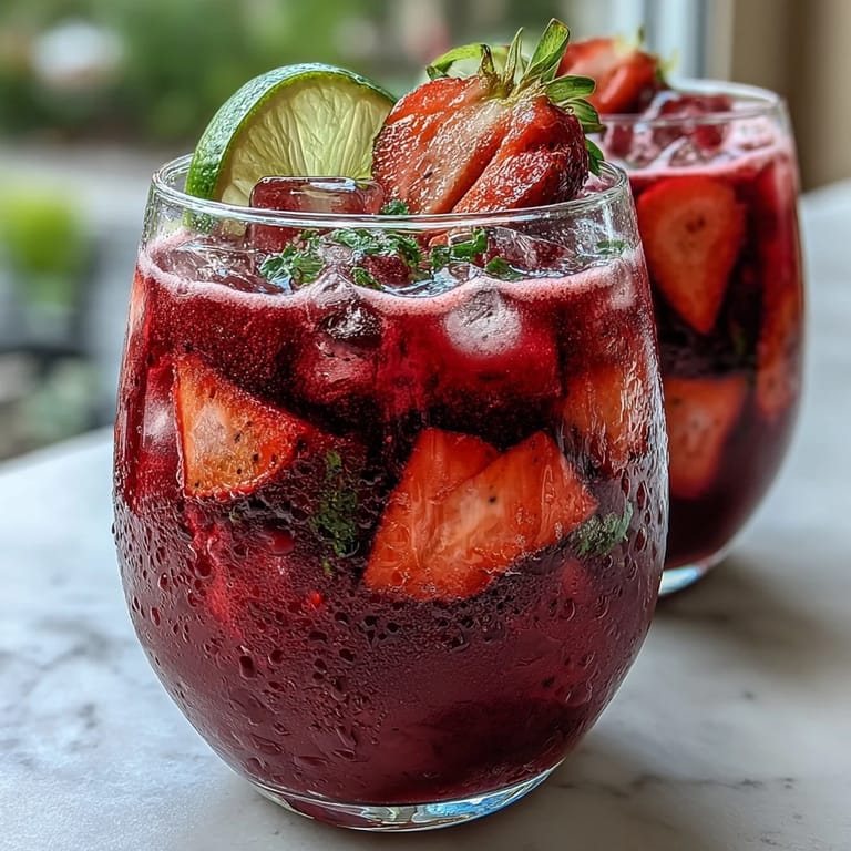 Creamy coconut milk blended with dragon fruit and strawberries for a fruity, dairy-free drink