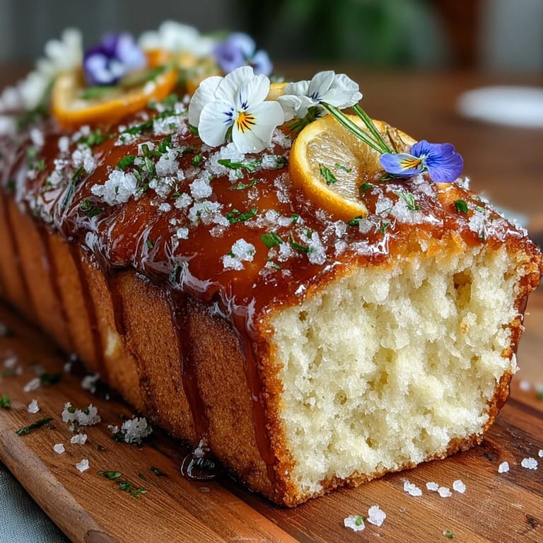 Zesty lemon drizzle cake with edible flowers, featuring a soft, citrus-infused crumb and vibrant floral decoration, perfect for Mother's Day gatherings and afternoon tea.